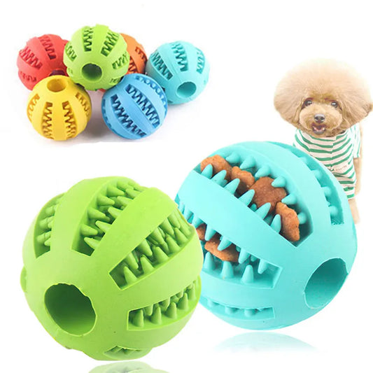 Nick's Collection Deluxe Interactive Pet Dog  Food Toy Leaking Ball Tooth Cleaning Balls - Nick's Collection